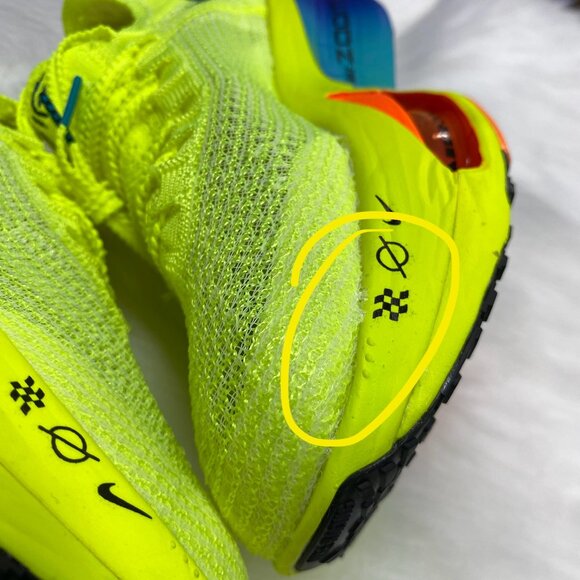 Nike Air Zoom Alphafly NEXT% 3 Womens Running Shoes Yellow FD8315-700 NEW* Sz 6 - Picture 2 of 8